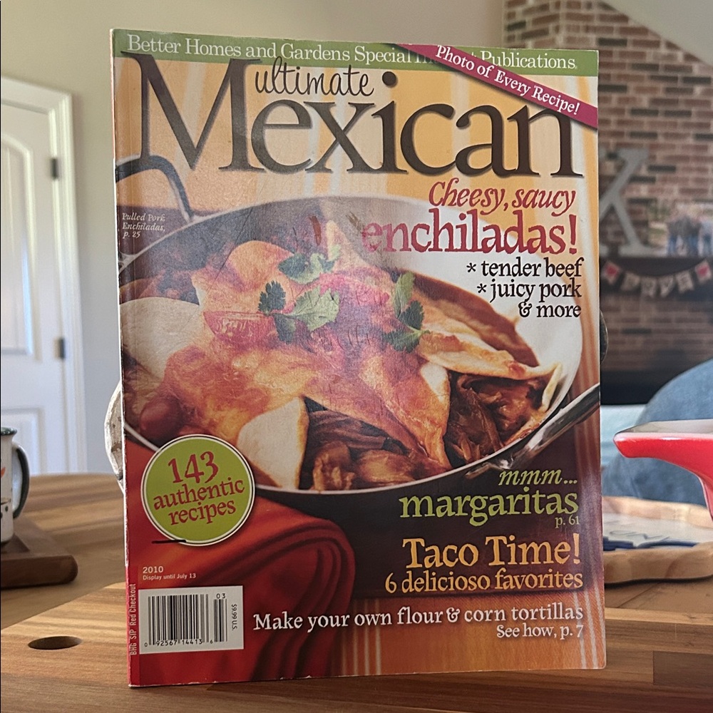 Better homes and gardens Mexican Recipe Magazine